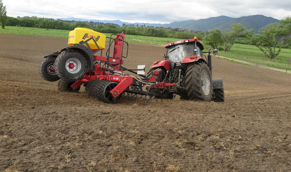 Roller seed drill